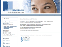 Tablet Screenshot of mkg-hagenmaier.de
